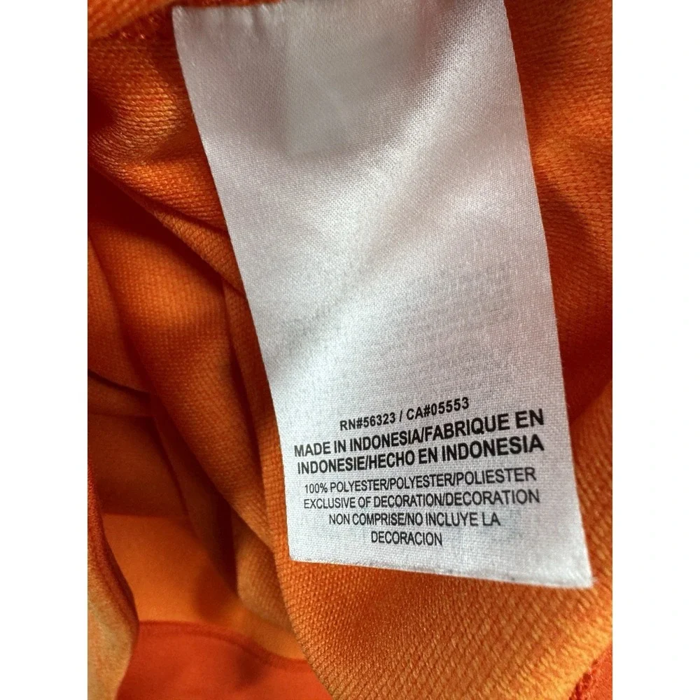 Nike Clemson Tigers Dri Fit 1/4 Zip LS Pullover Orange Team Issued Men's‎ Size S